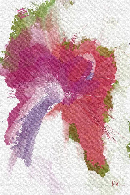 Organic Flow - Authorial Abstract Painting - Modern Framed Canvas for Living Room