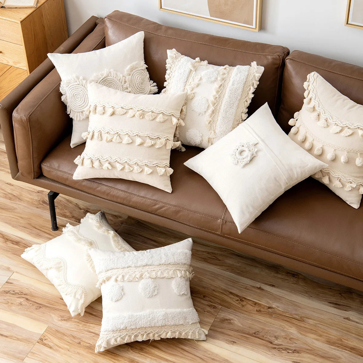 Boho Scandinavian Cushion Cover
